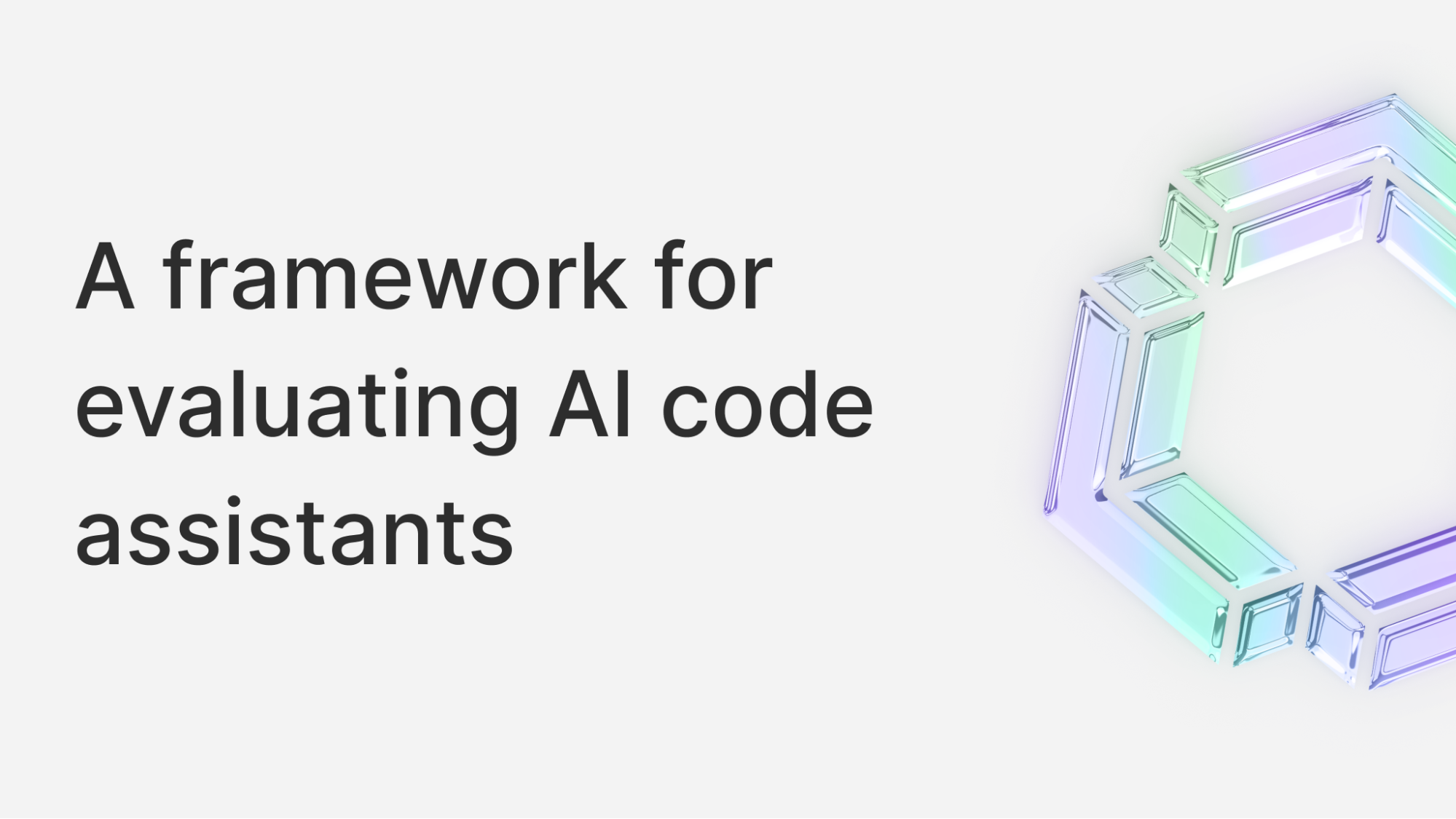 A framework for evaluating AI code assistants