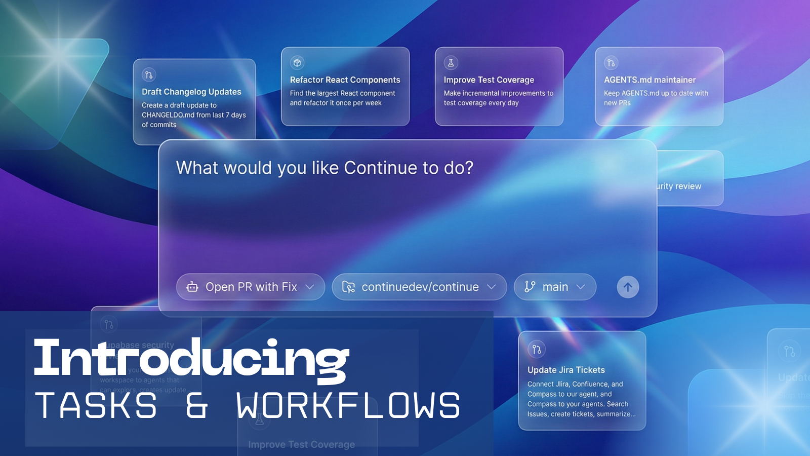 Introducing Tasks and Workflows: Automate Your Developer Work in Two Clicks